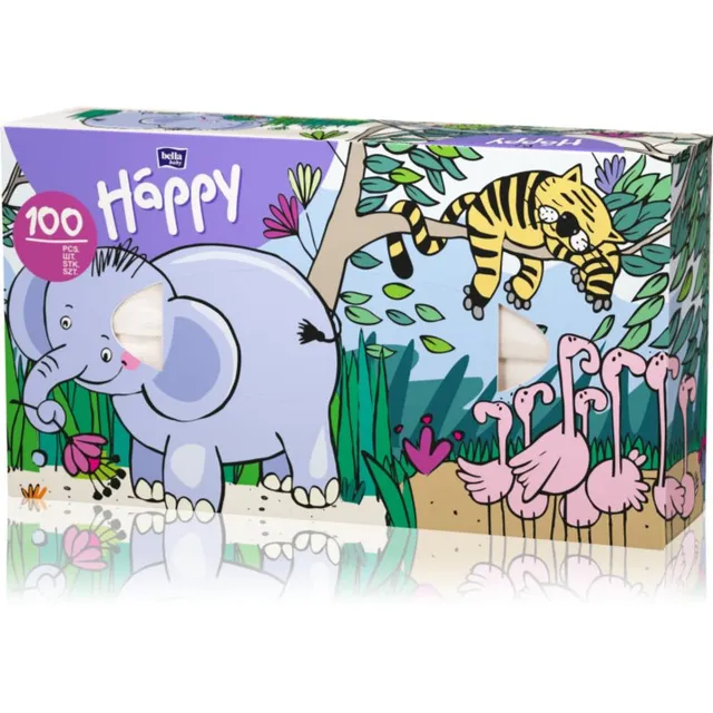 BELLA Baby Happy Paper Tissues pabersalvrätikud 100 tk