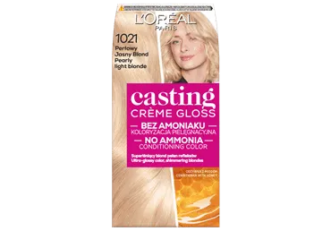 Poolpüsivärv L'OREAL Casting Creme 1021 hele pärliblond