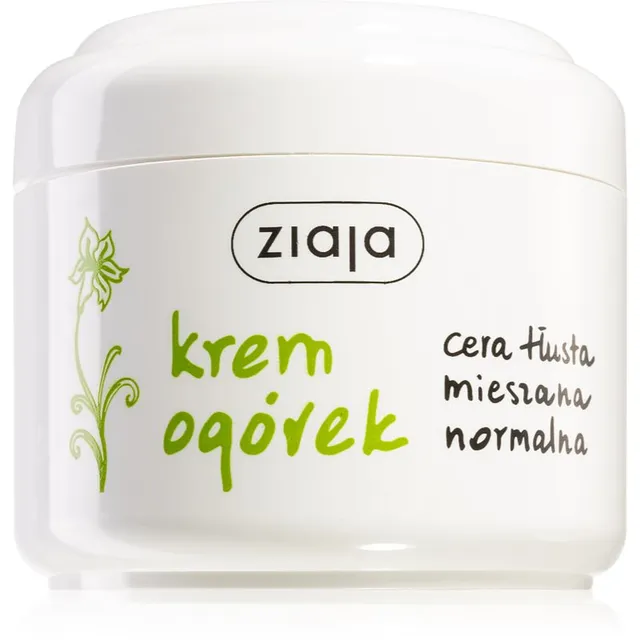 Ziaja Cucumber Niisutav ja rahustav kreem A- ja E-vitamiiniga 100 ml