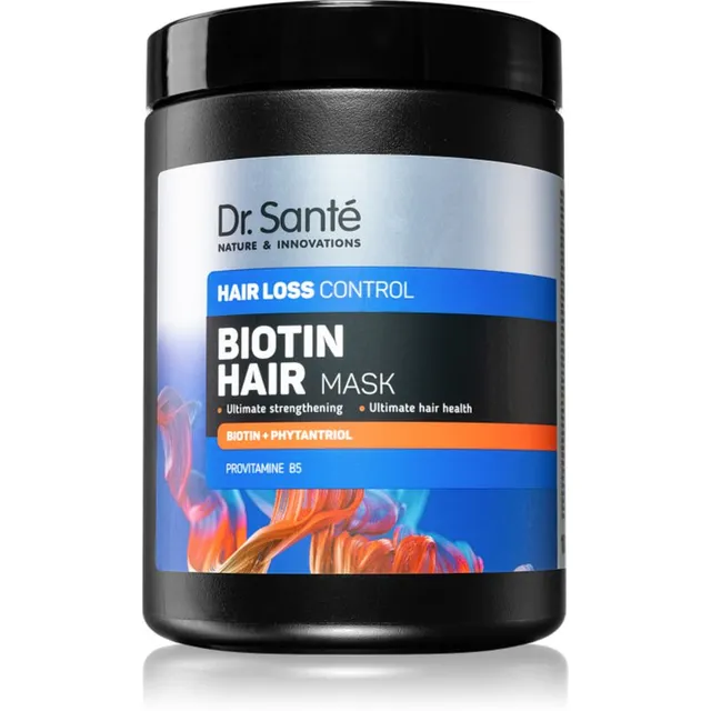 Dr. Santé Biotin Hair Tugevdav mask nõrkadele välja langema kippuvatele juustele 1000 ml