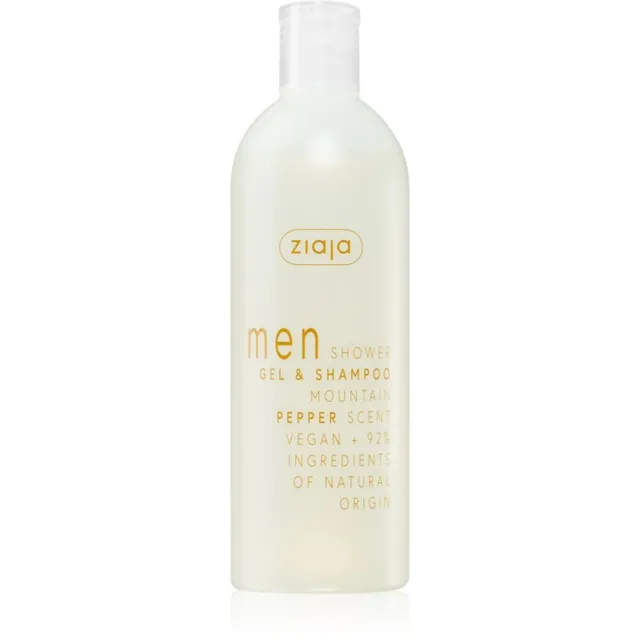 Ziaja Men Dušigeel kehale ja juustele meestele Mountain Pepper 400 ml
