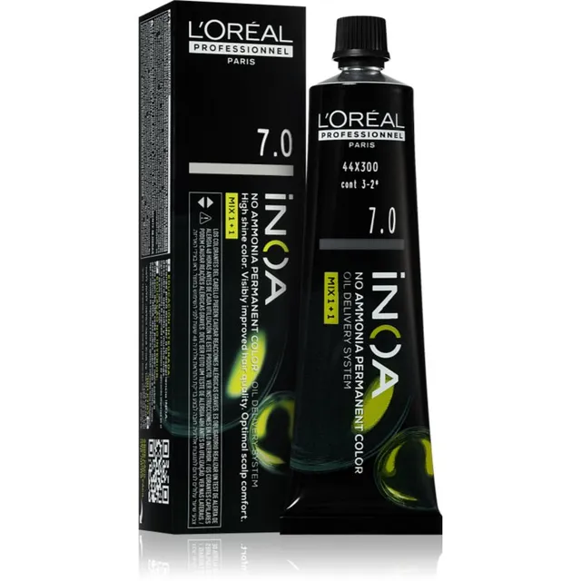 L’Oréal Professionnel Inoa Püsijuuksevärv ammoniaagivaba varjund 7.0 60 ml