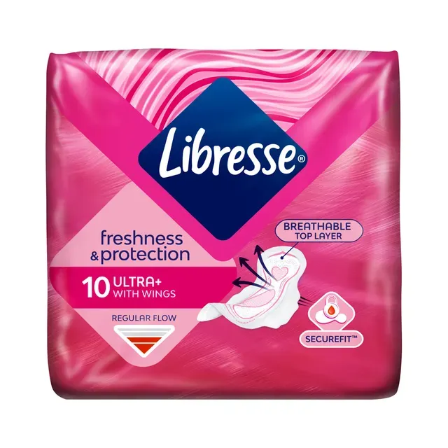 Hügieenisidemed Invisible Ultra Thin Normal, LIBRESSE, 10 tk