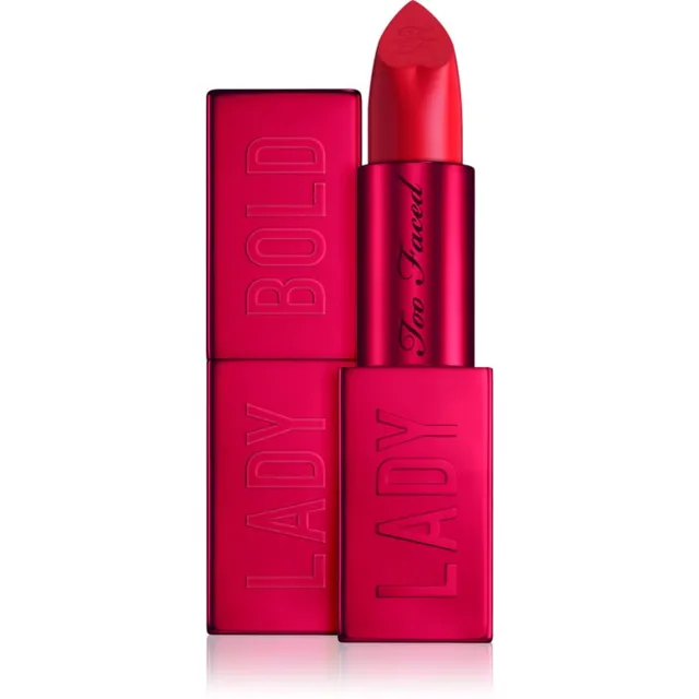 Too Faced Lady Bold Cream Lipstick Kreemjas huulepulk pikaajalise mõjuga varjund Lady Bold 3.3 g