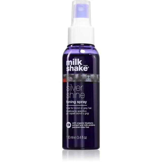 milk_shake® Silver Shine Toning Spray Tooniv pihusti blondidele ja hallidele juustele 100 ml