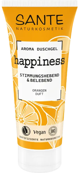 Dušigeel apelsiniga HAPPINESS