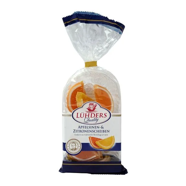 Apelsini- ja sidruniželee viilud, 175 g