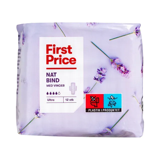 Hügieenisidemed Night, FIRST PRICE, 12 tk
