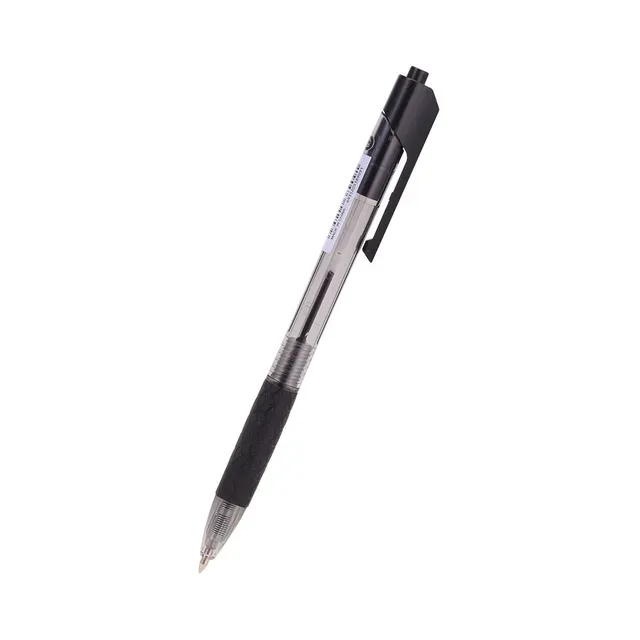 Pastapliiats Arrow SoftGrip 0.7mm nupuga must, DELI, 1 tk