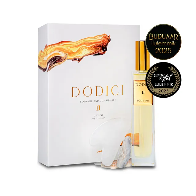 DODICI  kehaõli ja gua sha komplekt