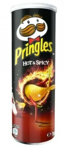 Pringles Hot&Spicy Kartulikrõpsud 165g