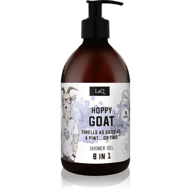 LaQ Goat From Poznaň Värskendav dušigeel kaheksa-ühes humalakäbiekstraktiga 500 ml