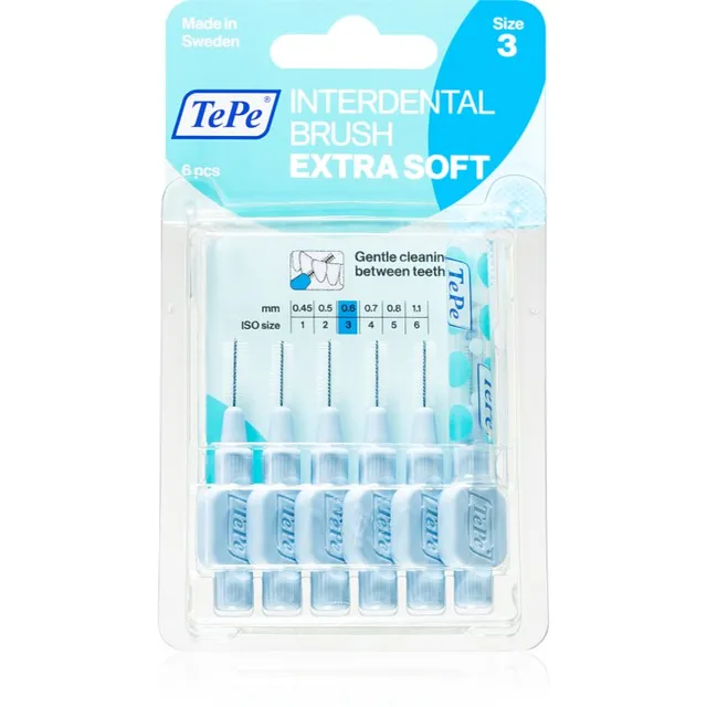 TePe Interdental Brush Extra Soft Hambavaheharjad 0,6 mm 6 tk