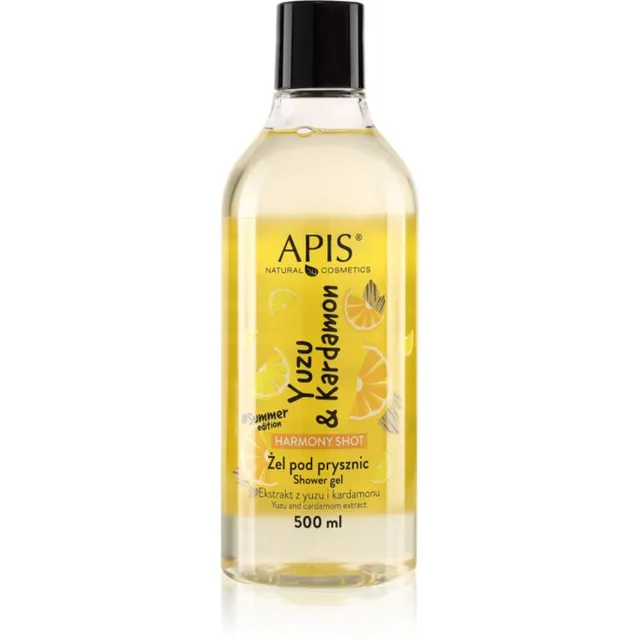Apis Natural Cosmetics Harmony Shot Yuzu & Cardamom Harmoniseeriv dušigeel 500 ml