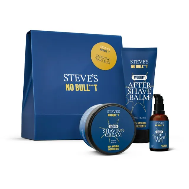 Steve's No Bull***t Shaving Trio Kinkekomplekt raseerimiseks