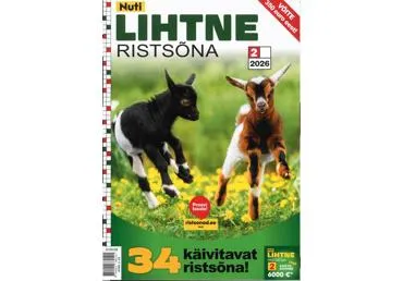 Ajakiri Nuti Lihtne Ristsõna