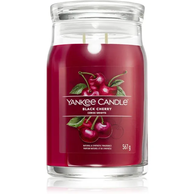 Yankee Candle Black Cherry lõhnaküünal Signature 567 g