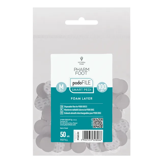 Pharm Foot Podo Disc M disposable files Foam Layer Refill