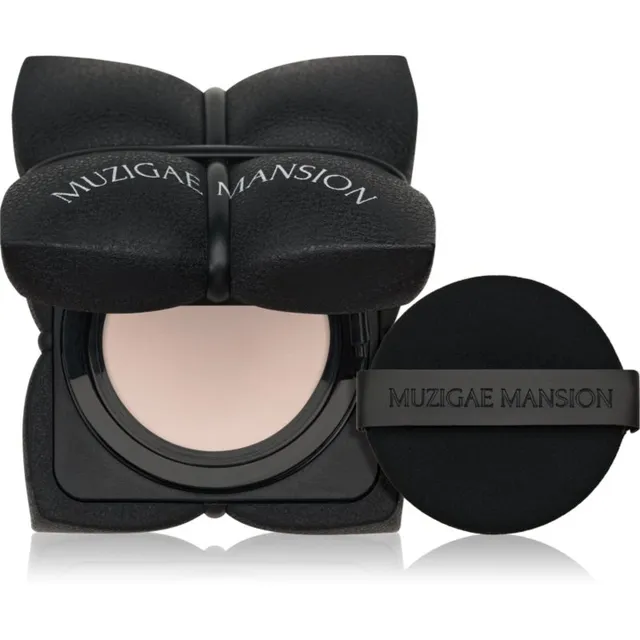 MUZIGAE MANSION Sleek Matt Cushion Kauapüsiv jumestuskreemipadi SPF50+ täiusliku ilme jaoks varjund N19 15 g