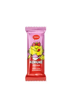 Tere Kohuke Jõhvika Šokolaadiglasuuriga 40g