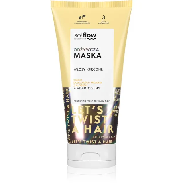 so!flow Curly Hair Nourishing Mask Toitev mask lokkis juustele 200 ml
