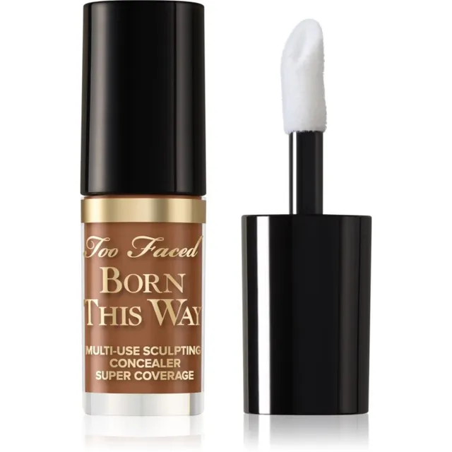 Too Faced Born This Way Super Coverage Multi-Use Concealer Travel Size Kauapüsiv peitekreem täielikuks katvuseks varjund Chestnut 2 ml