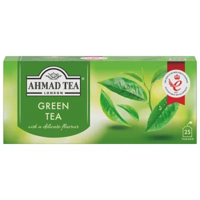 Roheline tee Ahmad Tea 25x2g