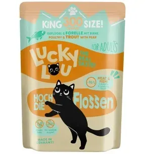 Lucky Lou konserv kassile kodulinnuliha ja forelliga, teraviljavaba, kotikeses