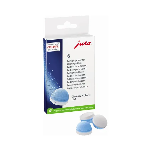 Puhastustabletid espressomasinal, JURA, 6 tk