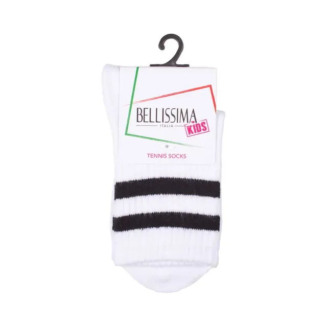 Laste spordisokid art. B701 valge 31/34, BELLISSIMA, 1 paar