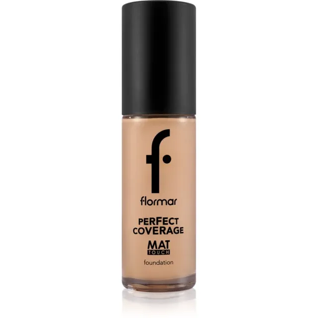 flormar Perfect Coverage Mat Touch Foundation Matistav jumestuskreem kombineeritud kuni rasusele nahale varjund 301 Soft Beige 30 ml