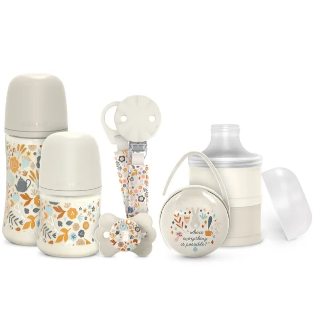 Suavinex Wonderland Baby Set Cream Kinkekomplekt beebide jaoks