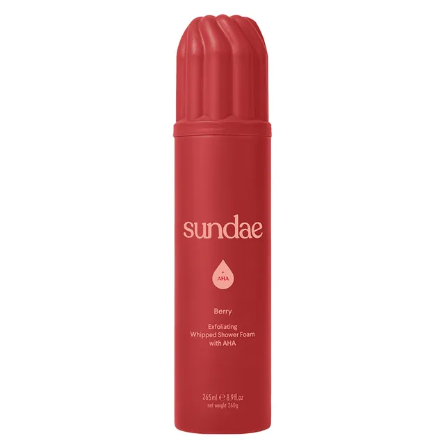 SUNDAE BODY Berry Exfoliating Whipped Shower Foam 265ml