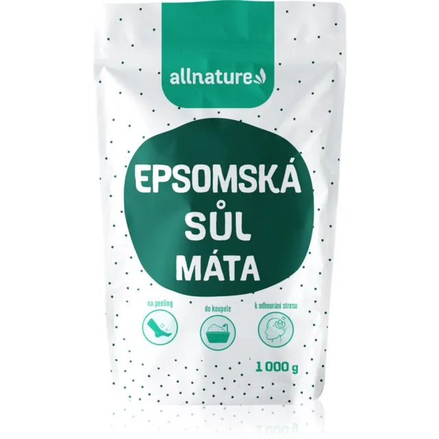 Allnature Epsom salt Mint Vannisoolad 1000 g