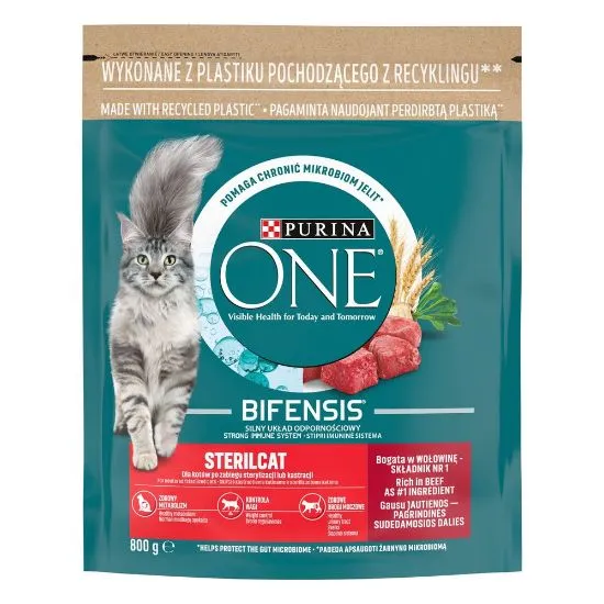 One kuiv kassitoit Steril veis 800g