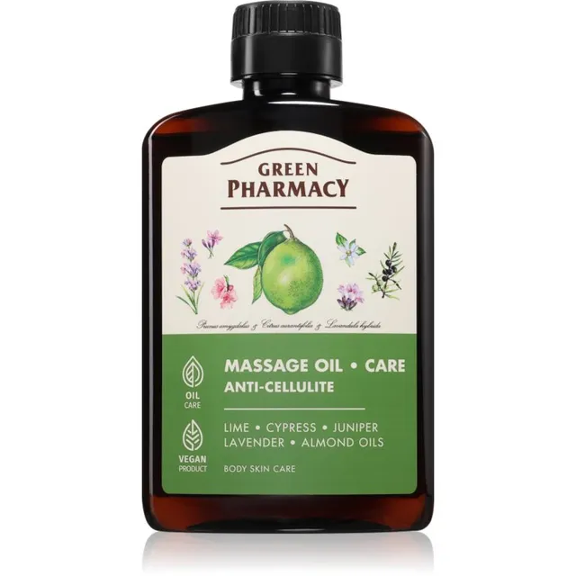 Green Pharmacy Essential oils of Lime Massage Oil Massaažiõli tselluliidi vastu 200 ml