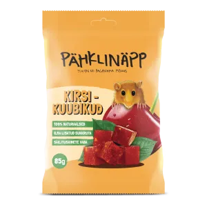 Pähklinäpp Kirsikuubikud 85g