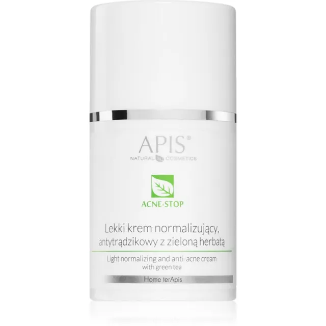 Apis Natural Cosmetics Acne-Stop Home TerApis Kerge rasusust reguleeriv niisutaja aknekalduvusega nahale 50 ml