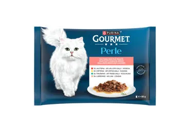 Kiisueine GOURMET PERLE kan,küül,lõh4x85