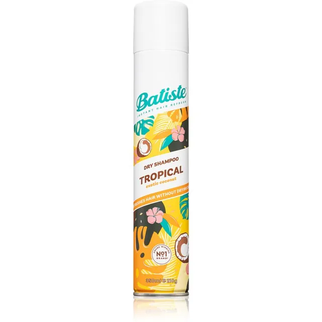 Batiste Tropical Värskendav kuivšampoon 350 ml