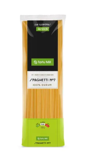 Tartu Mill Durum pasta Spaghetti Nr.7 500g