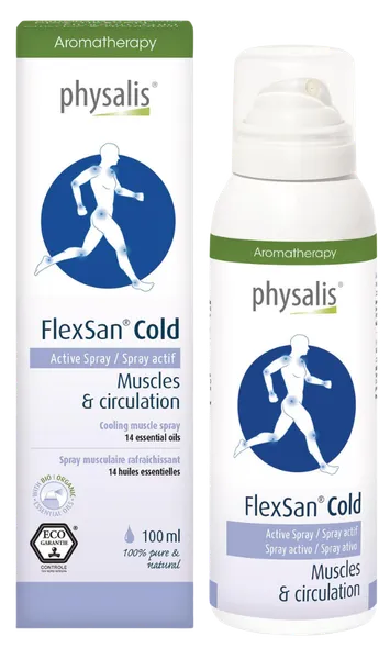 Lihaste jahutussprei FlexSan Cold, ökoloogiline