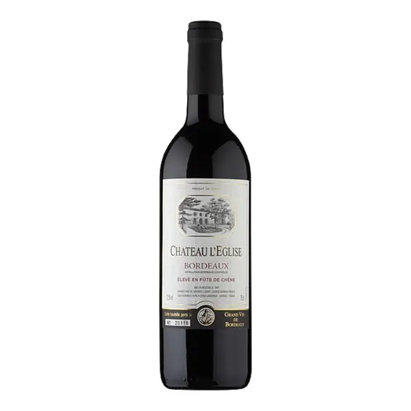 Chateau L'Eglise Bordeaux 75cl Prantsusmaa