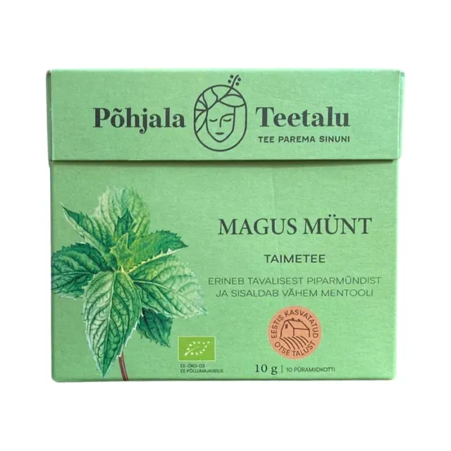 Taimetee Magus Münt, mahe püramiid kotis 10pk, PÕHJALA TEETALU, 10 g