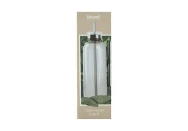 Klaasist veepudel kõrrega UNIWELL 750ml