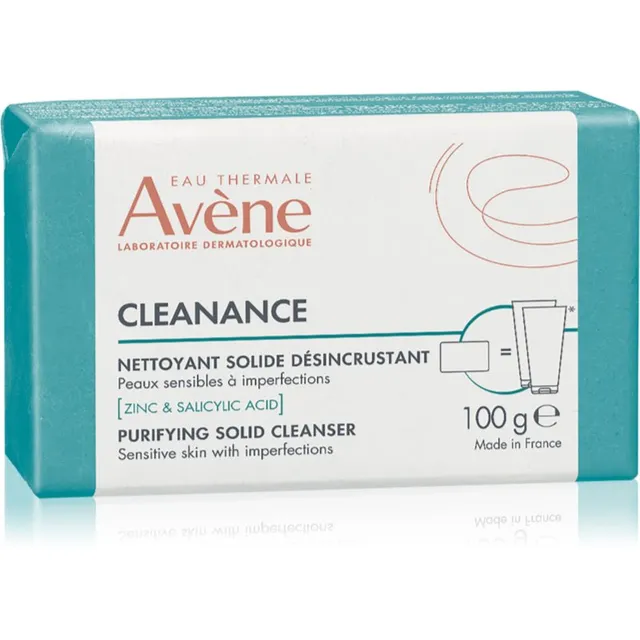 Avène Cleanance Purifying Solid Cleanser Dermatoloogliine puhastusseep rasusele akne kalduvustega nahale 100 g