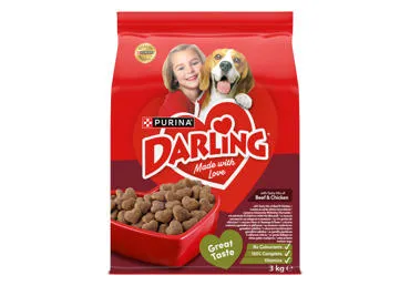 Kuiv koerasööt DARLING liha+aedvil.3kg
