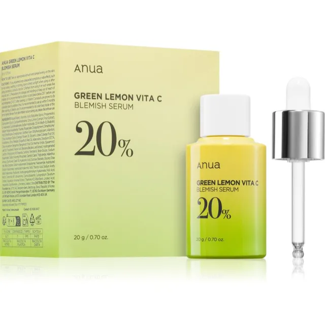 Anua Green Lemon Vita C Blemish Serum Kirgastav seerum C-vitamiiniga pigmendilaikude vähendamiseks 20 g