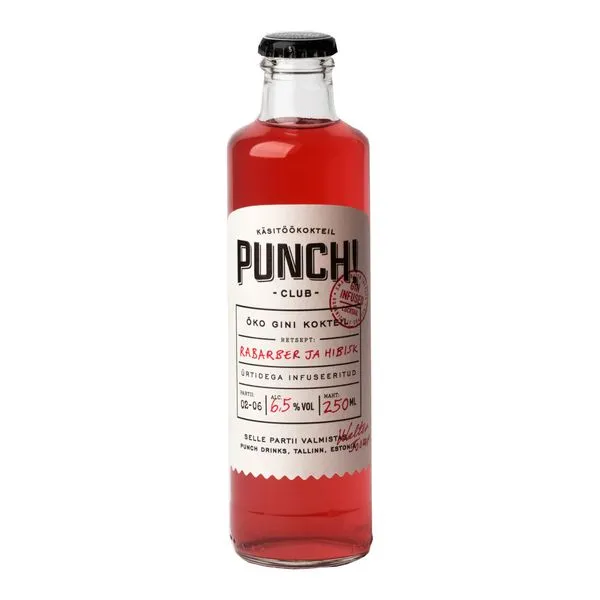 Gini Kokteil Rabarberi ja Hibisk alk.6.5% vol 250ml Eesti