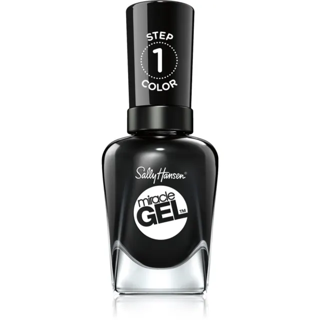 Sally Hansen Miracle Gel™ Geelküünelakk ilma UV / LED-lampide kasutamiseta varjund 460 Blacky O 14,7 ml